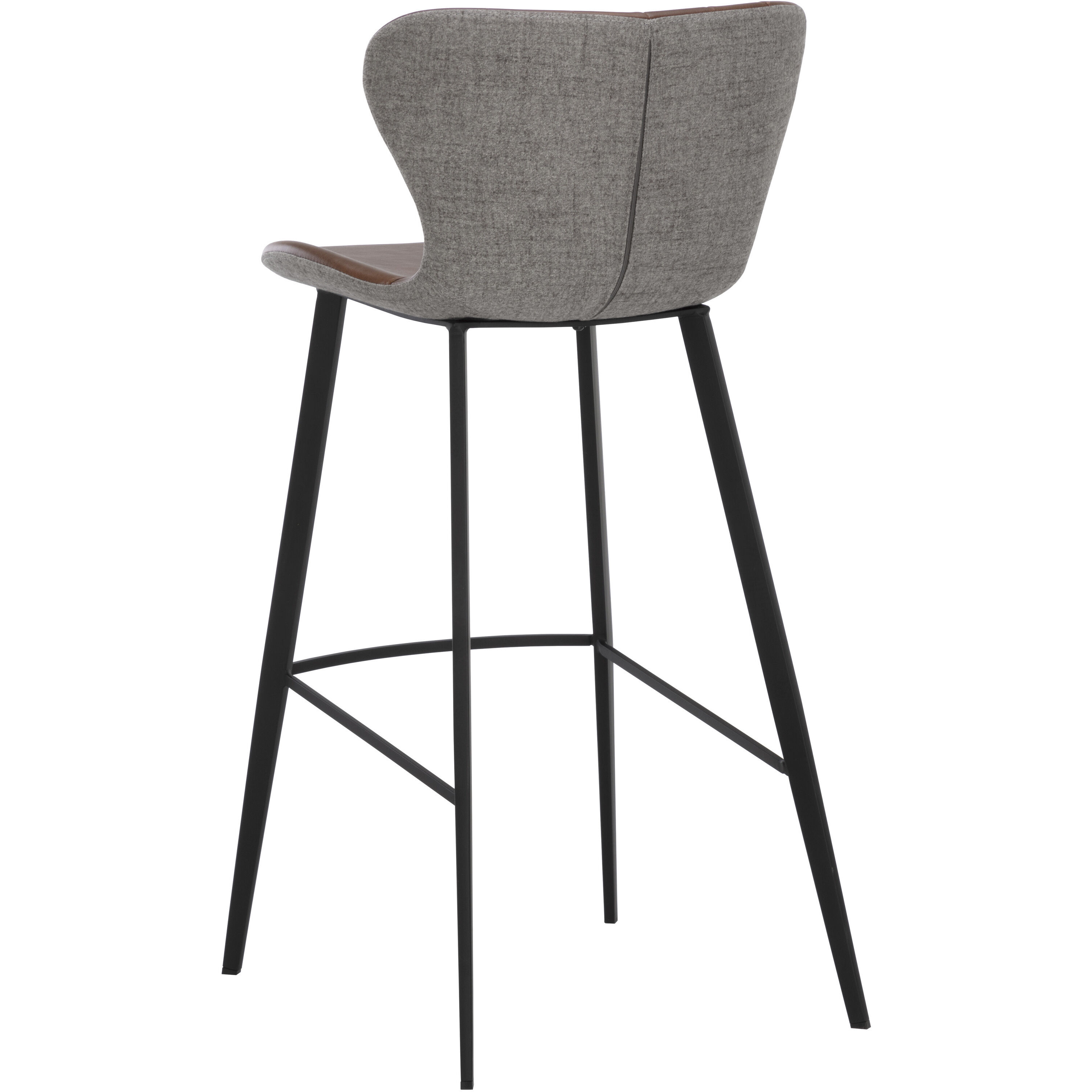 Arabella 40.5 inch Bravo Cognac / November Grey Barstool